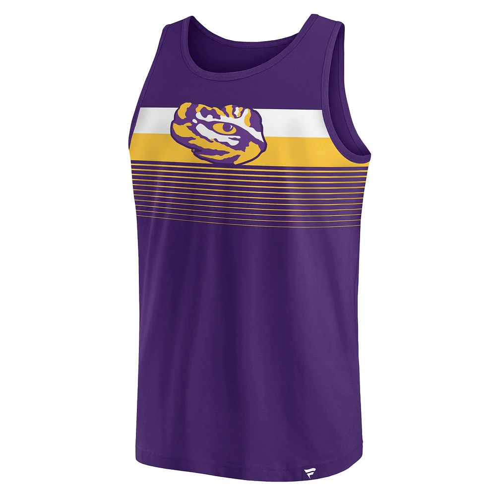 Débardeur violet Fanatics LSU Tigers Wild Game pour hommes