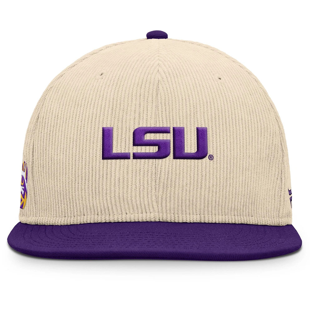 Casquette Snapback LSU Tigers Fanatics Tan pour homme