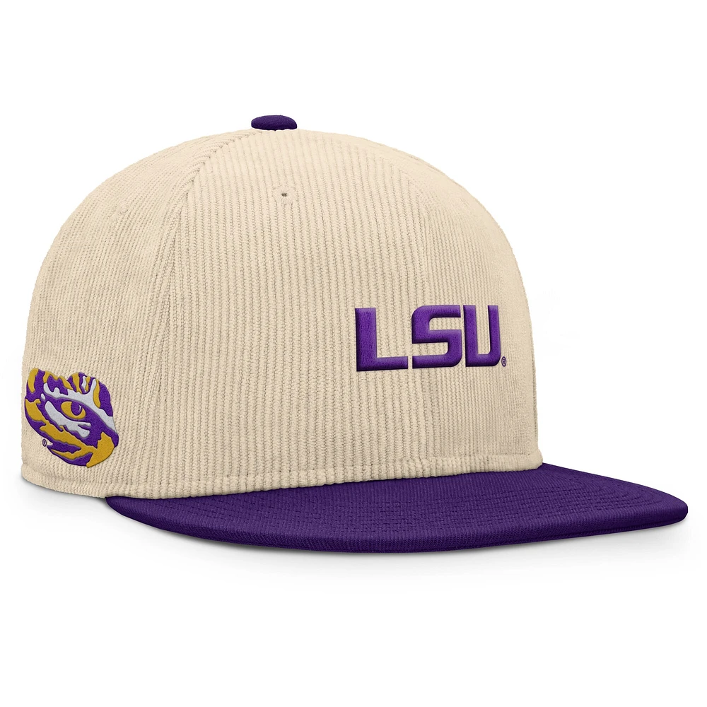 Casquette Snapback LSU Tigers Fanatics Tan pour homme