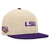 Casquette Snapback LSU Tigers Fanatics Tan pour homme