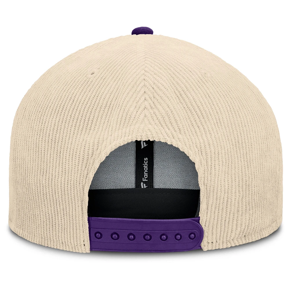 Casquette Snapback LSU Tigers Fanatics Tan pour homme