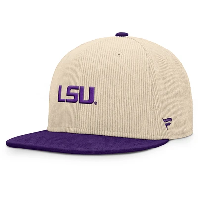 Casquette Snapback LSU Tigers Fanatics Tan pour homme