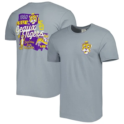 T-shirt confort Graphite LSU Tigers Vault State pour hommes