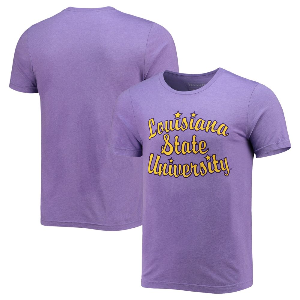 Homefield Men's Homefield Heathered Purple LSU Tigers Vintage Script T-Shirt