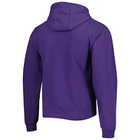 Men's League Collegiate Wear Purple LSU Tigers Arch Essential Pullover Hoodie