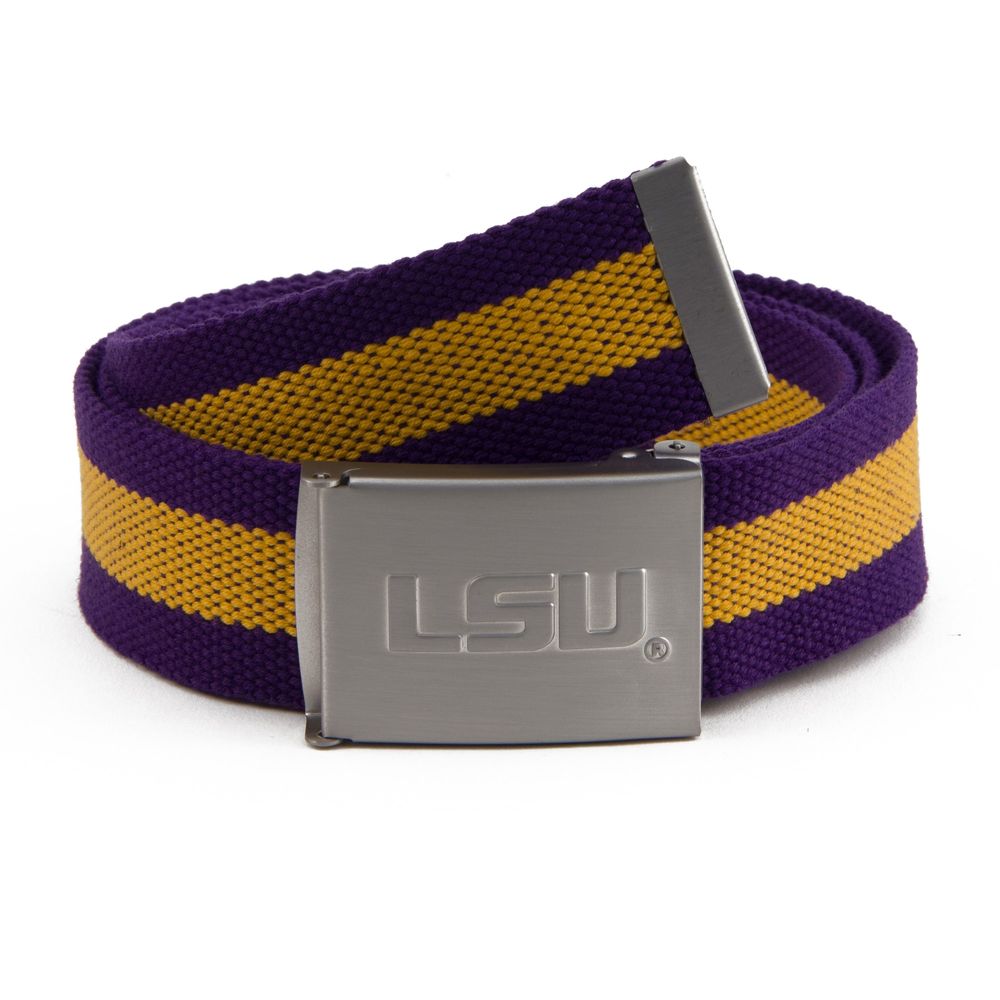 Men's LSU Tigers Fabric Belt