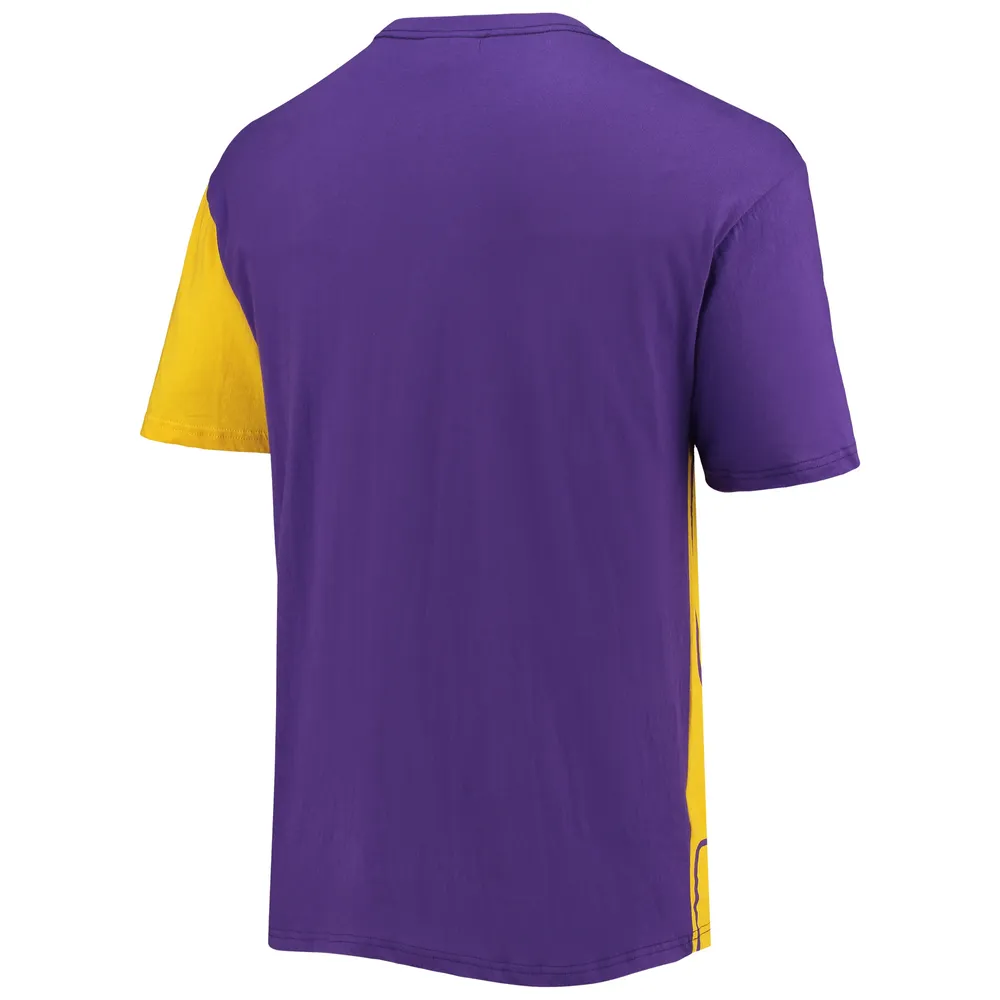 Men's Mitchell & Ness Purple/Gold LSU Tigers Play By 2.0 T-Shirt