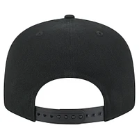 Casquette New Era noire LSU Tigers Adventure Canvas Split Panel 9FIFTY Snapback pour homme