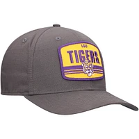 Men's New Era Charcoal LSU Tigers Team Elevated 9SEVENTY Stretch-Snap Adjustable Hat