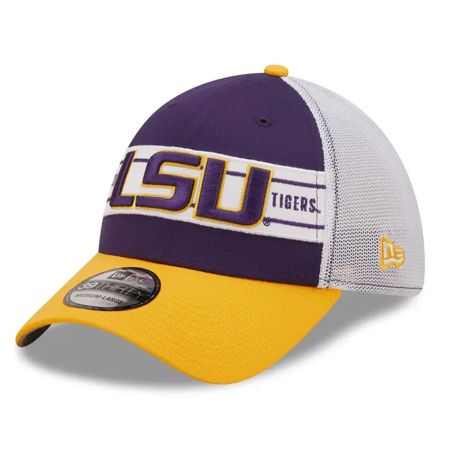 Lids LSU Tigers New Era Patch 59FIFTY Fitted Hat - Purple