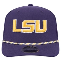 Casquette extensible à boutons-pression New Era violette LSU Tigers Gameday Multi-Rope 9SEVENTY pour homme
