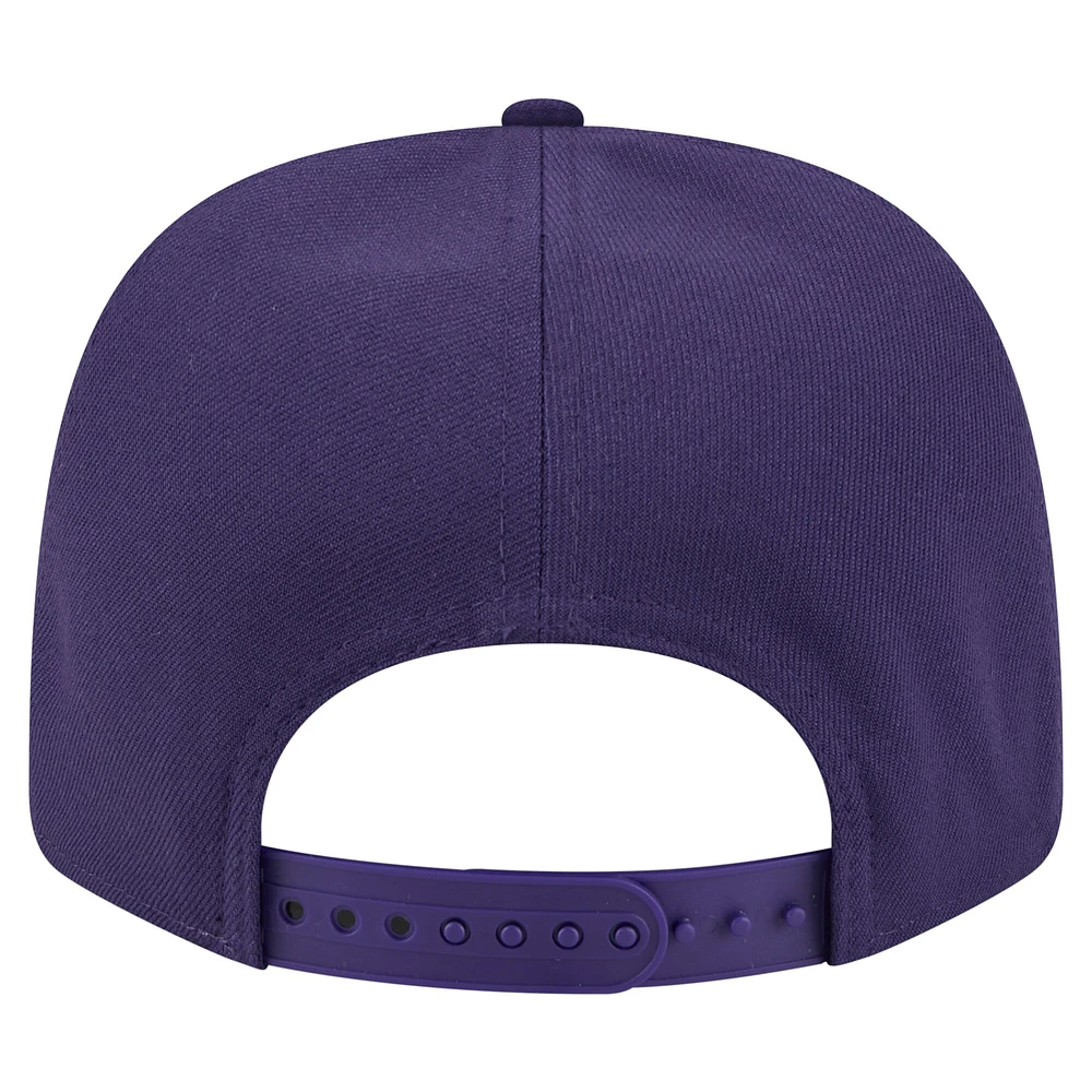 Casquette extensible à boutons-pression New Era violette LSU Tigers Gameday Multi-Rope 9SEVENTY pour homme