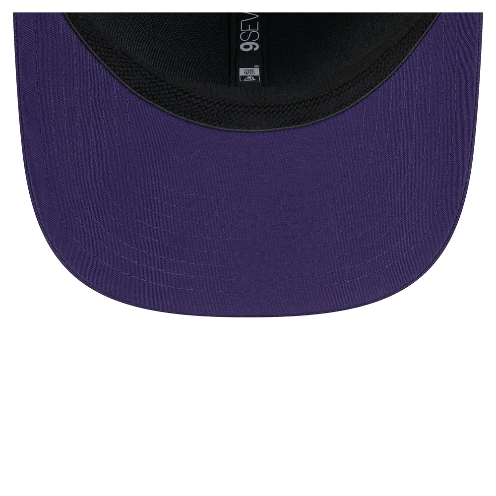 Casquette extensible à boutons-pression New Era violette LSU Tigers Gameday Multi-Rope 9SEVENTY pour homme