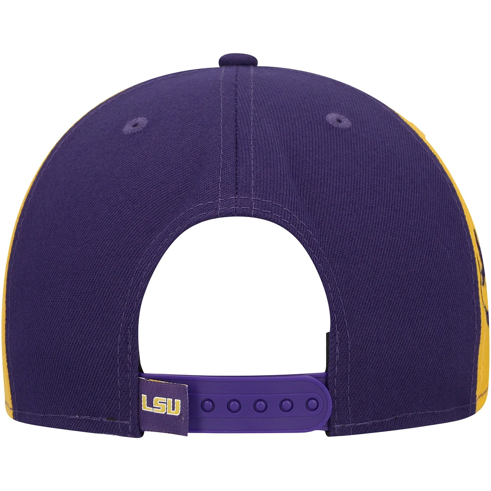 Casquette Snapback Outright 9FIFTY LSU Tigers violette New Era pour homme