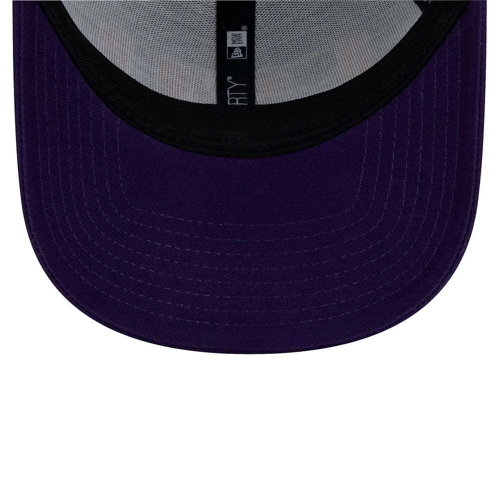 Casquette ajustable LSU Tigers 9FORTY violette New Era pour homme