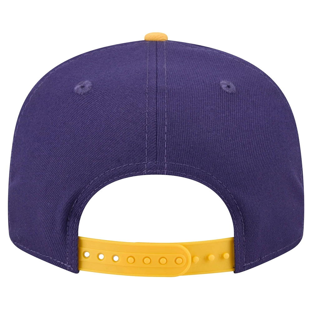 Men's New Era Purple LSU Tigers Two-Tone 9FIFTY Snapback Hat