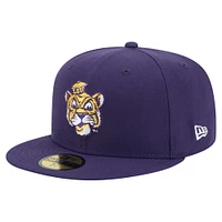 Men's New Era Purple LSU Tigers Vault 59FIFTY Fitted Hat