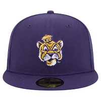 Men's New Era Purple LSU Tigers Vault 59FIFTY Fitted Hat