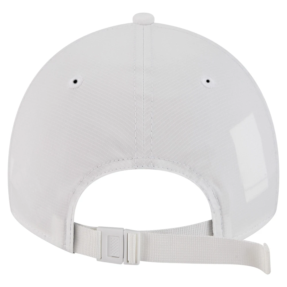 Men's New Era White LSU Tigers Active Ripstop 9TWENTY Adjustable Hat