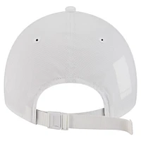 Men's New Era White LSU Tigers Active Ripstop 9TWENTY Adjustable Hat