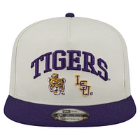 Casquette à visière plate New Era blanche LSU Tigers 9FIFTY pour homme