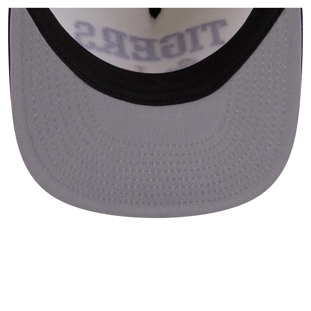 Casquette à visière plate New Era blanche LSU Tigers 9FIFTY pour homme