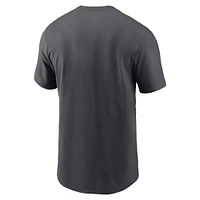 Men's Nike Anthracite LSU Tigers Primetime Evergreen Logo T-Shirt