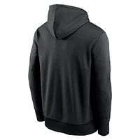 Men's Nike Black LSU Tigers Color Pop Performance Fleece Pullover Hoodie