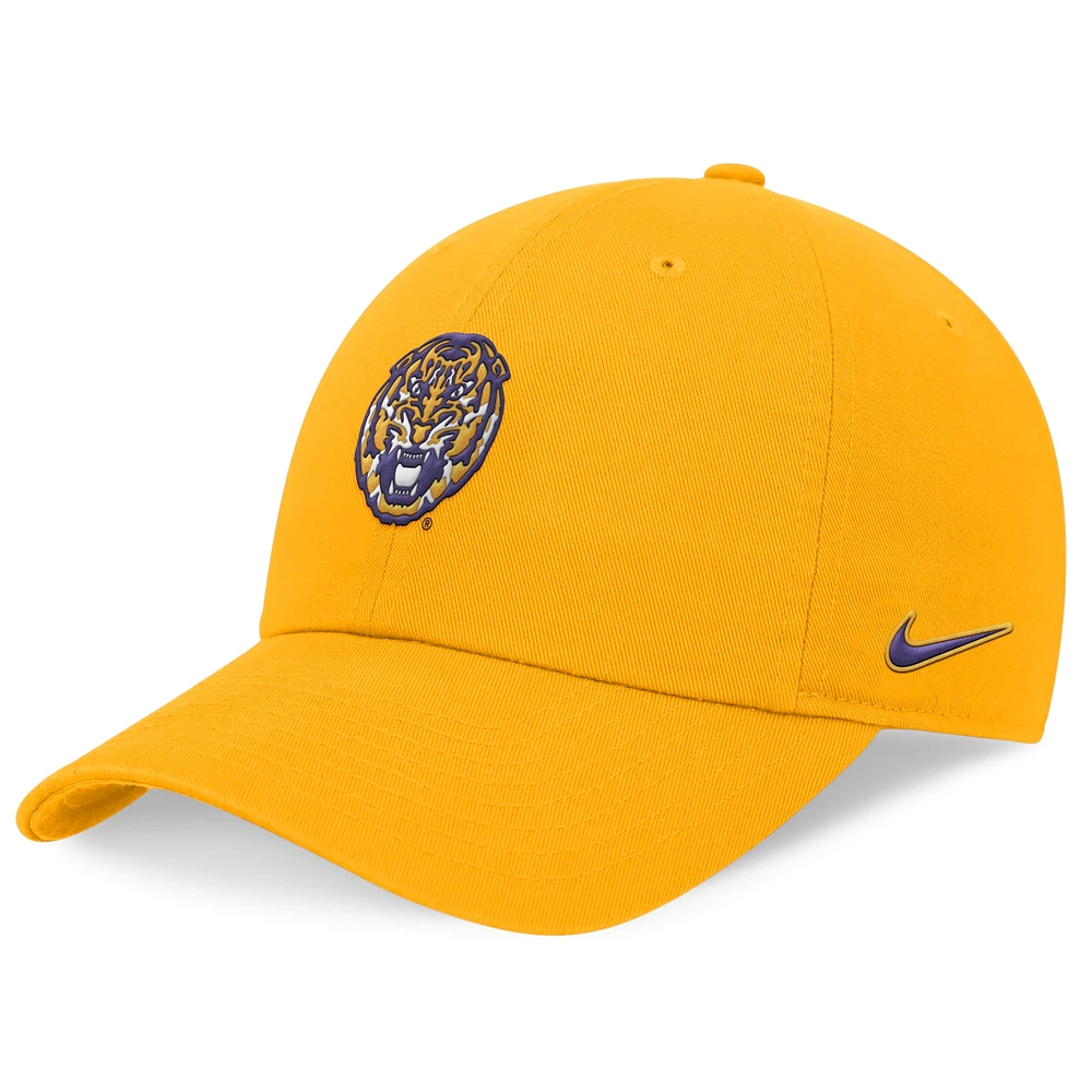 Casquette réglable Nike Gold LSU Tigers 2024 On-Field Club pour homme