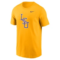 T-shirt Nike Gold avec logo de baseball LSU Tigers pour homme