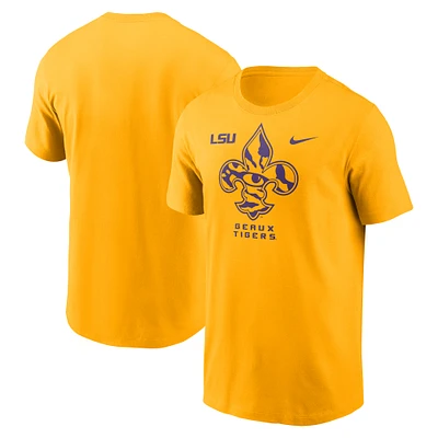 Men's Nike Gold LSU Tigers Campus Local T-Shirt