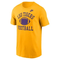 Men's Nike Gold LSU Tigers Legacy Football Icon T-Shirt