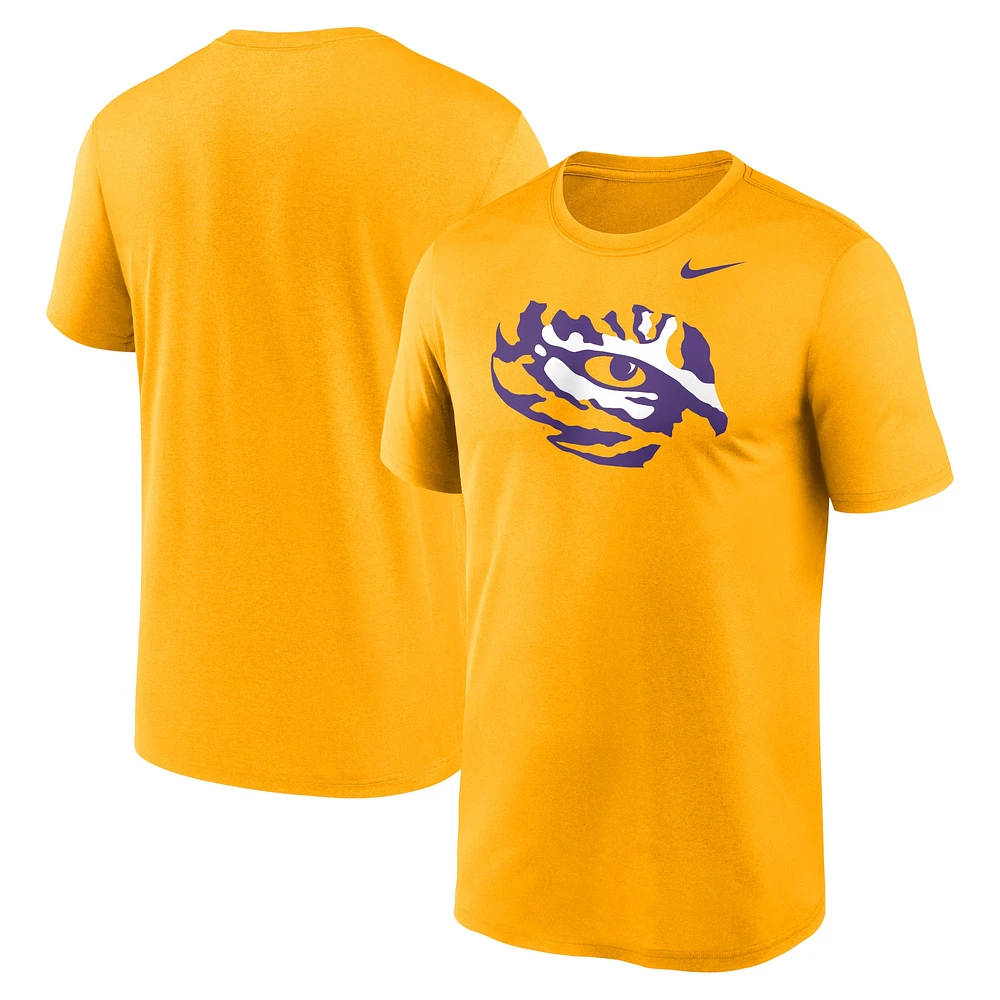 T-shirt avec logo alternatif Nike Gold LSU Tigers Primetime Legend pour homme