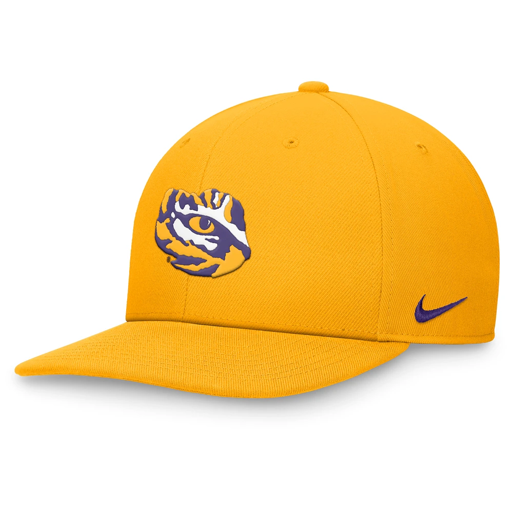 Casquette Snapback Nike Gold LSU Tigers Primetime Pro pour homme