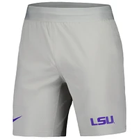 Short de performance Nike LSU Tigers Player pour homme, gris