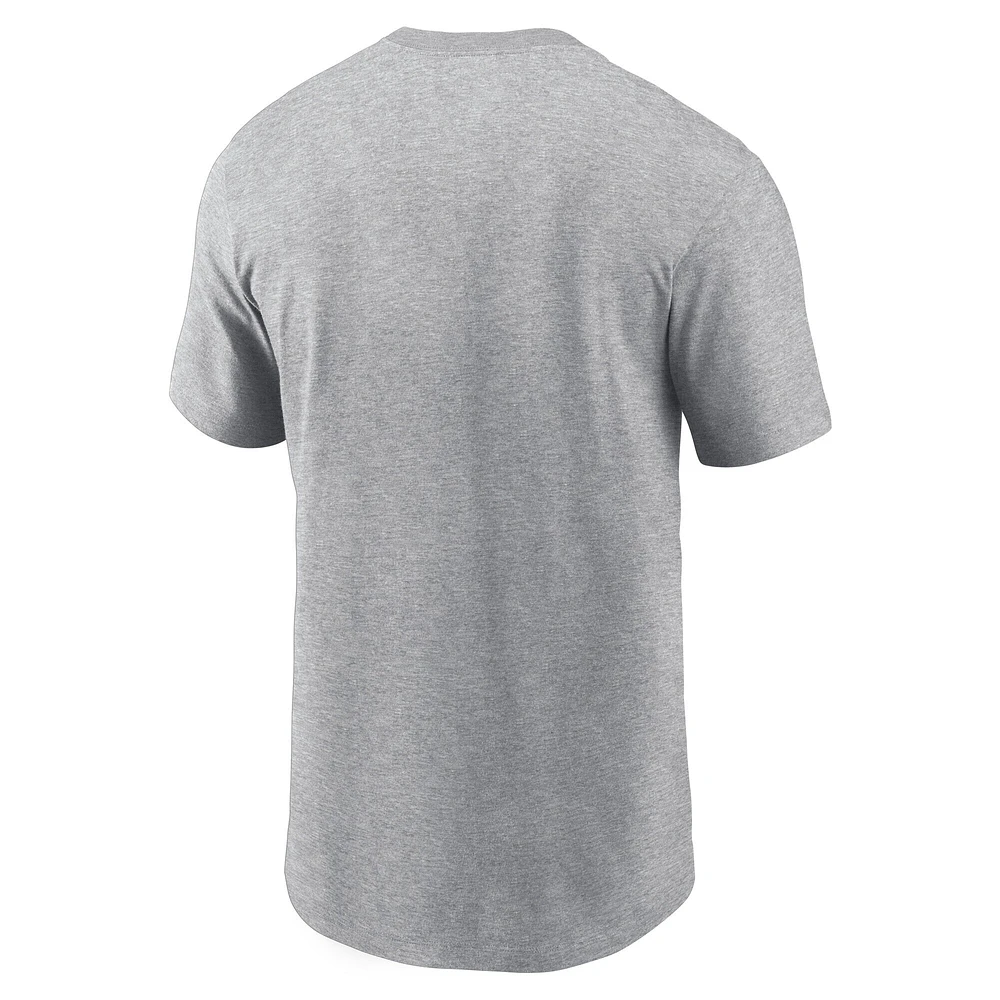 Men's Nike Heather Gray LSU Tigers Local Song T-Shirt