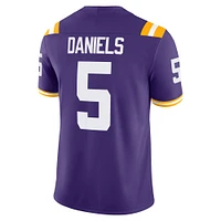 Men's Nike Jayden Daniels Purple LSU Tigers Player Game Jersey