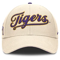 Casquette ajustable Nike Natural LSU Tigers Primetime Rise pour homme