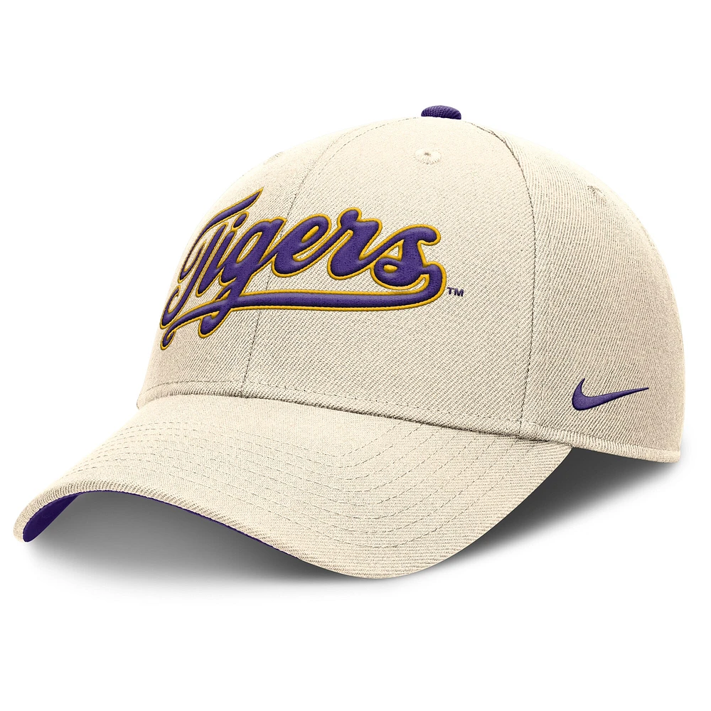 Casquette ajustable Nike Natural LSU Tigers Primetime Rise pour homme