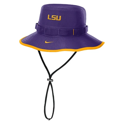 Chapeau bob Nike violet LSU Tigers 2024/25 On-Field Apex Performance Boonie pour homme