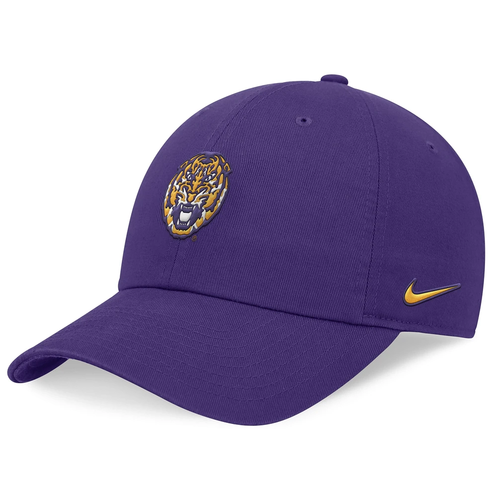 Casquette réglable Nike violet LSU Tigers 2024 On-Field Club pour homme