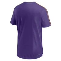 Haut de performance Nike LSU Tigers 2024 Sideline Coach violet pour homme