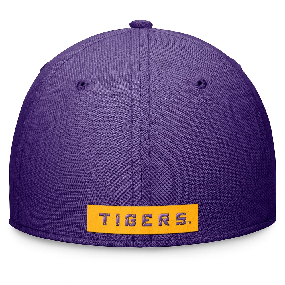 Casquette Nike violette LSU Tigers 2024 Sideline Flex pour homme