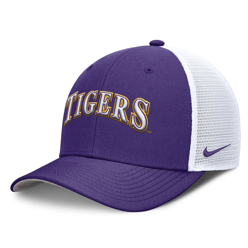 V110793 LSU NCAA FB Nike 2025 Dugout Coaches Dri-Fit Rise Trucker HATMENSTR NC13-086K-LSN-49S #5