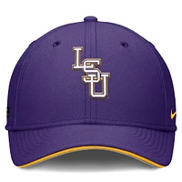 V110793 LSU NCAA FB Nike 2025 Dugout Entraîneurs Dri-Fit Rise Swoosh Flex HATMENFLX NC03-51L-LSN-190 #9