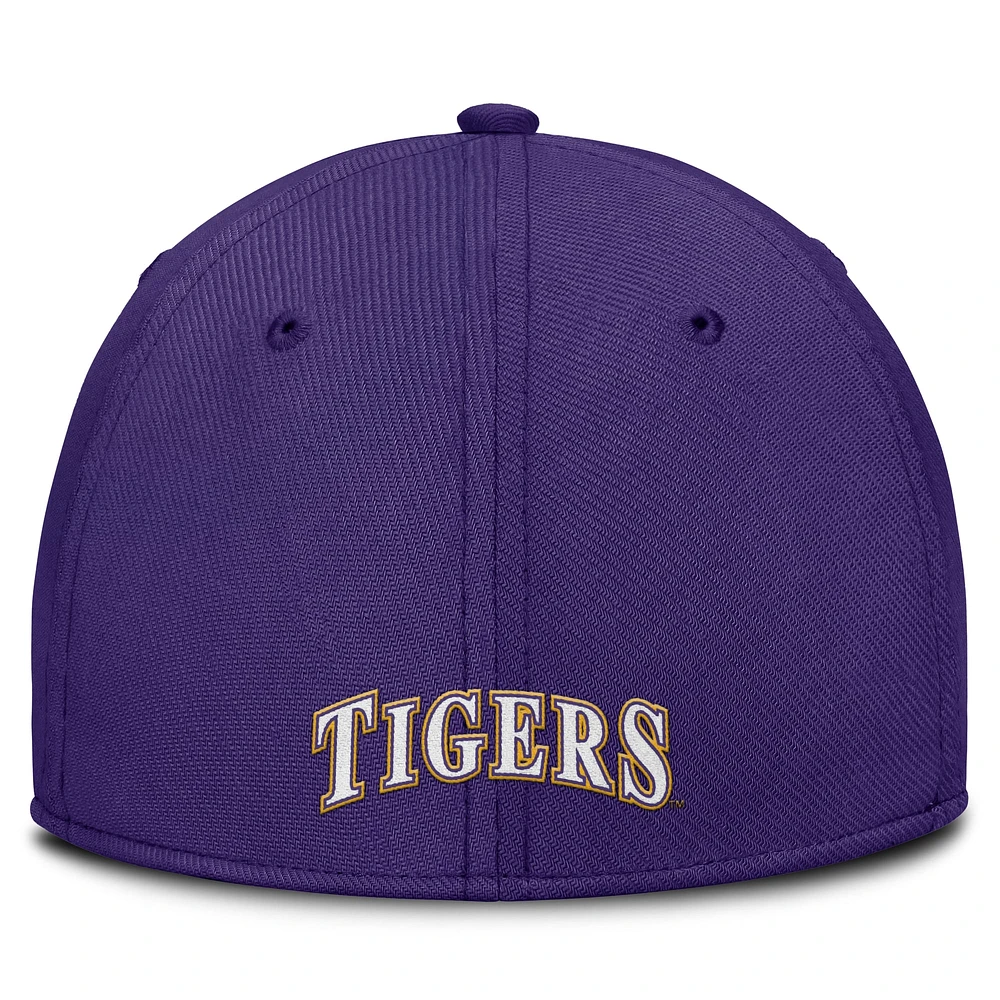 V110793 LSU NCAA FB Nike 2025 Dugout Entraîneurs Dri-Fit Rise Swoosh Flex HATMENFLX NC03-51L-LSN-190 #9