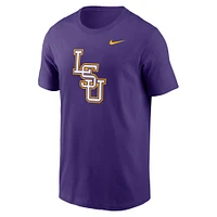 T-shirt Nike violet avec logo de baseball LSU Tigers pour homme