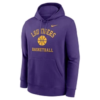 Sweat à capuche Nike Purple LSU Tigers Basketball Arch pour homme