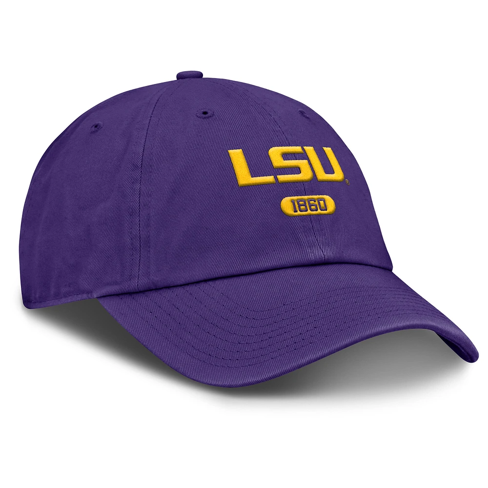 Men's Nike Purple LSU Tigers Club Adjustable Hat