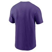 T-shirt de gymnastique Nike violet LSU Tigers pour homme